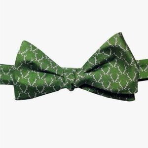 LazyJack Press Silk buckwild green bow tie